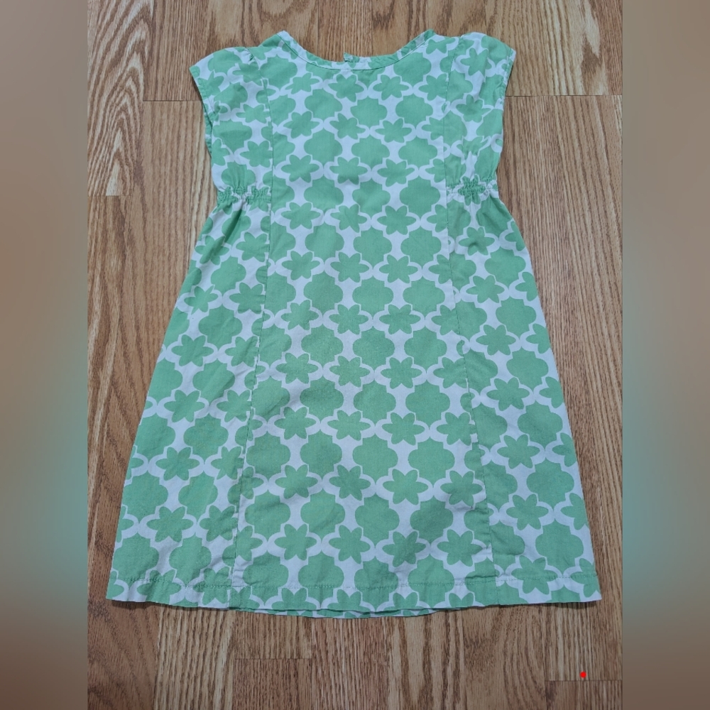 Hanna Andersson Green and White St. Patrick's Casual Dress